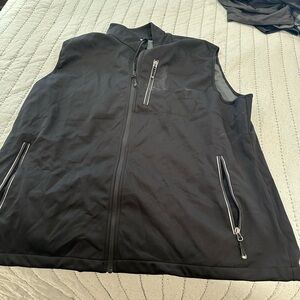 Men's Black Softshell Vest